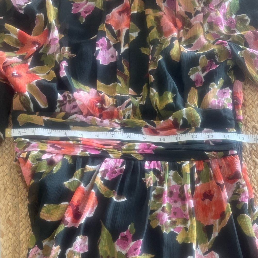 Aqua by Bloomingdales floral open-back maxi 🌺 - Picture 9 of 11